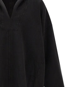 DRKSHDW LS Kaftan Hip Hoodie Black