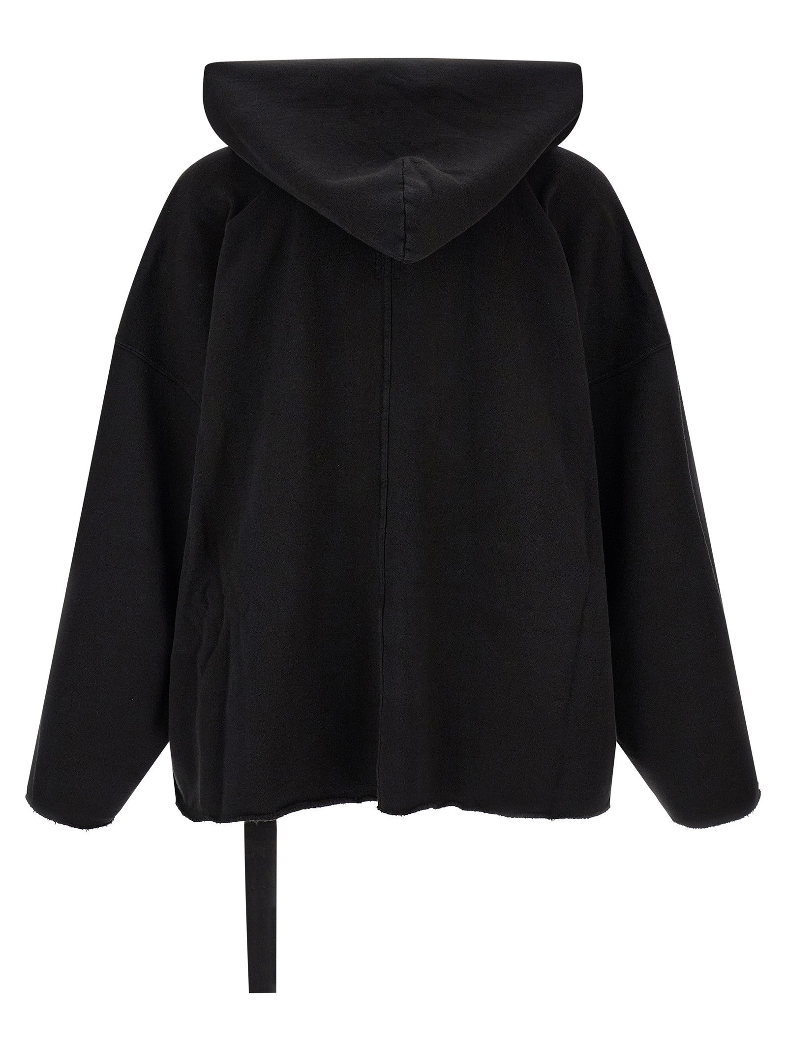 DRKSHDW LS Kaftan Hip Hoodie Black