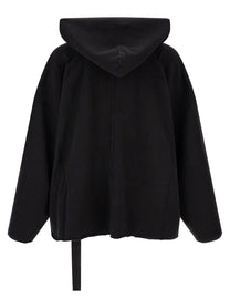 DRKSHDW LS Kaftan Hip Hoodie Black