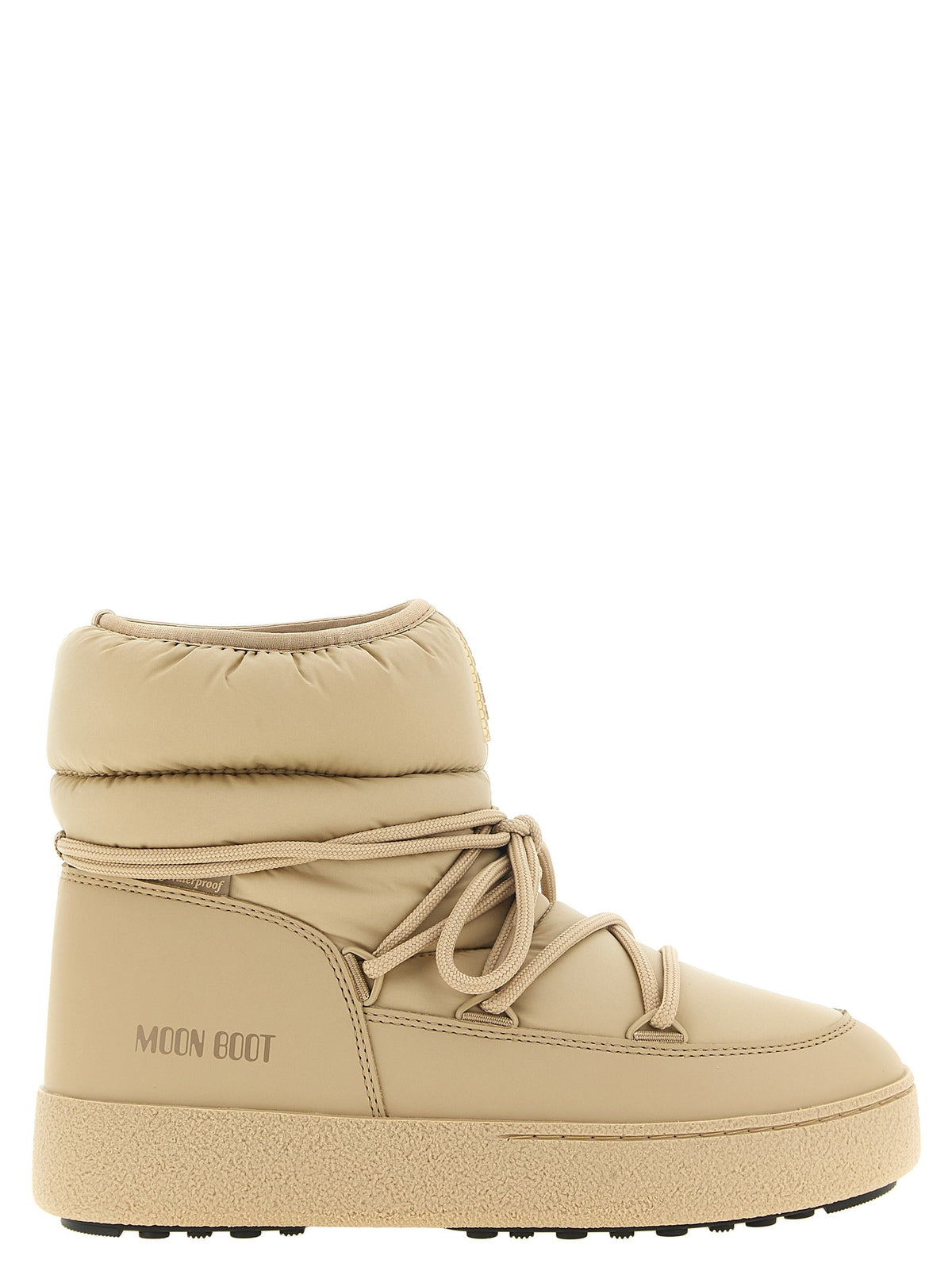 Moon Boot Ltrack Low Nylon Ankle Boots Beige