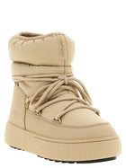 Moon Boot Ltrack Low Nylon Ankle Boots Beige, view 2