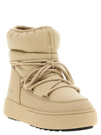 Moon Boot Ltrack Low Nylon Ankle Boots Beige, view 2