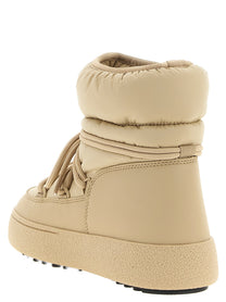 Moon Boot Ltrack Low Nylon Ankle Boots Beige, view 3