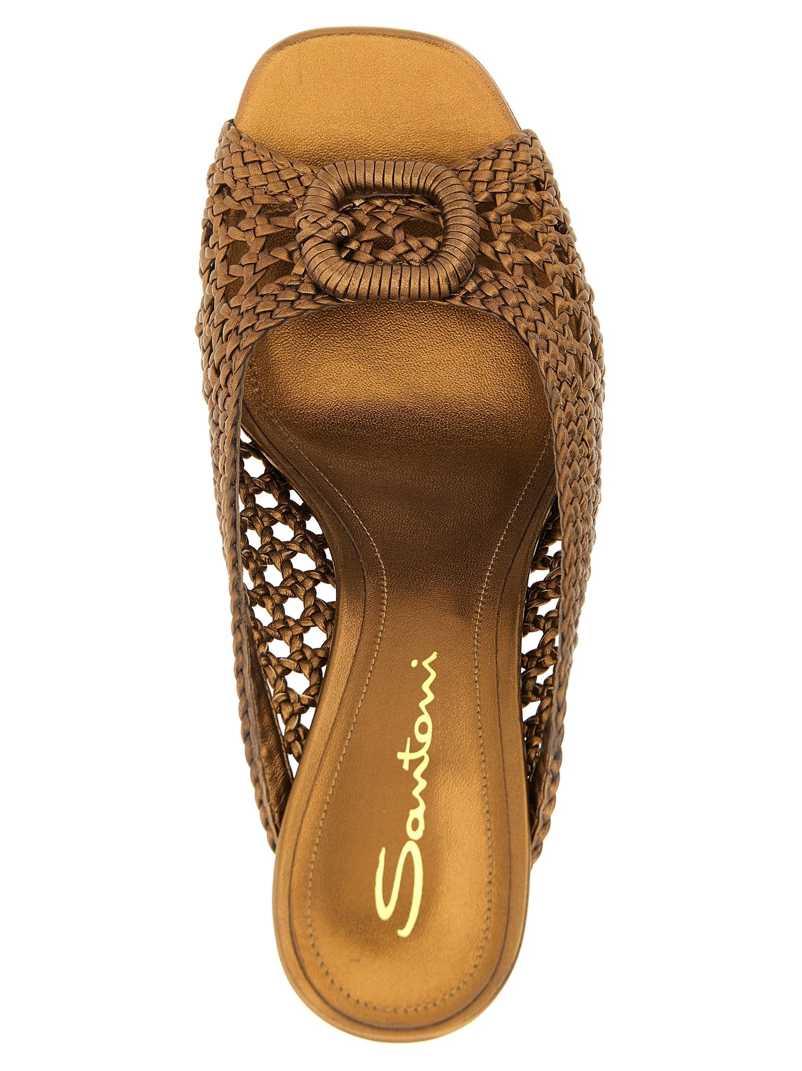 Santoni Luce Sandals Gold
