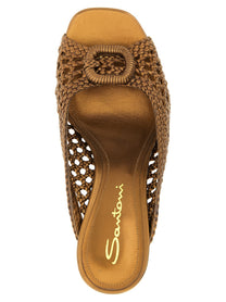 Santoni Luce Sandals Gold