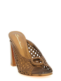 Santoni Luce Sandals Gold