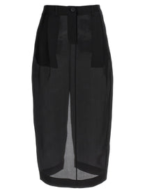 Khaite Lucian Skirt Black