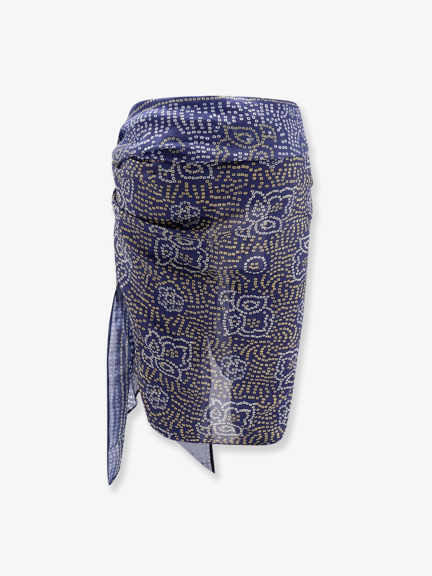 Isabel Marant Women's Lucilia Cotton and Silk Blend Pareo Scarf Blue