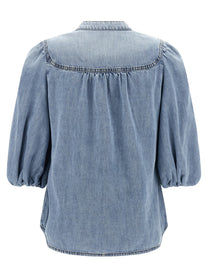 Zimmermann Lucky Blouse Blue