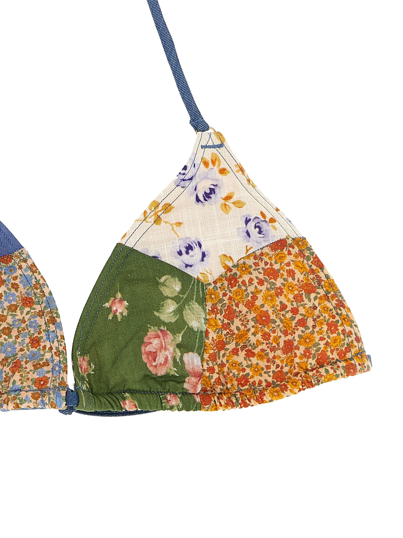 Zimmermann Lucky Cotton Mini Tri Bikini Gold