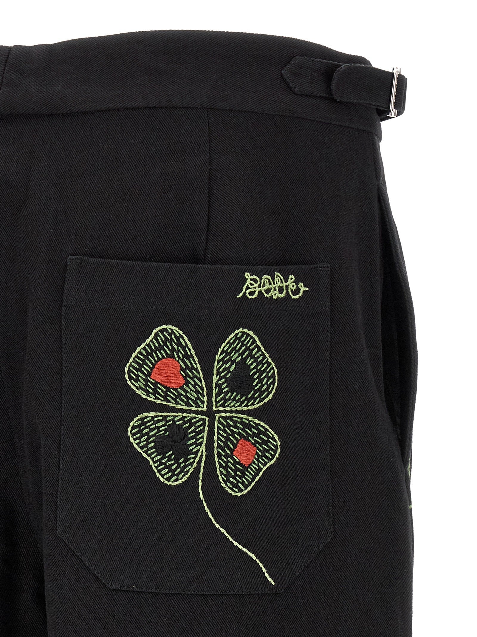 BODE Lucky Draw Pants Black