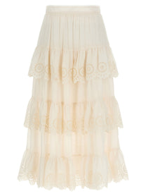 Zimmermann Lucky Skirt White