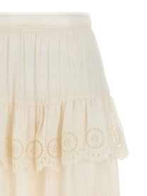 Zimmermann Lucky Skirt White