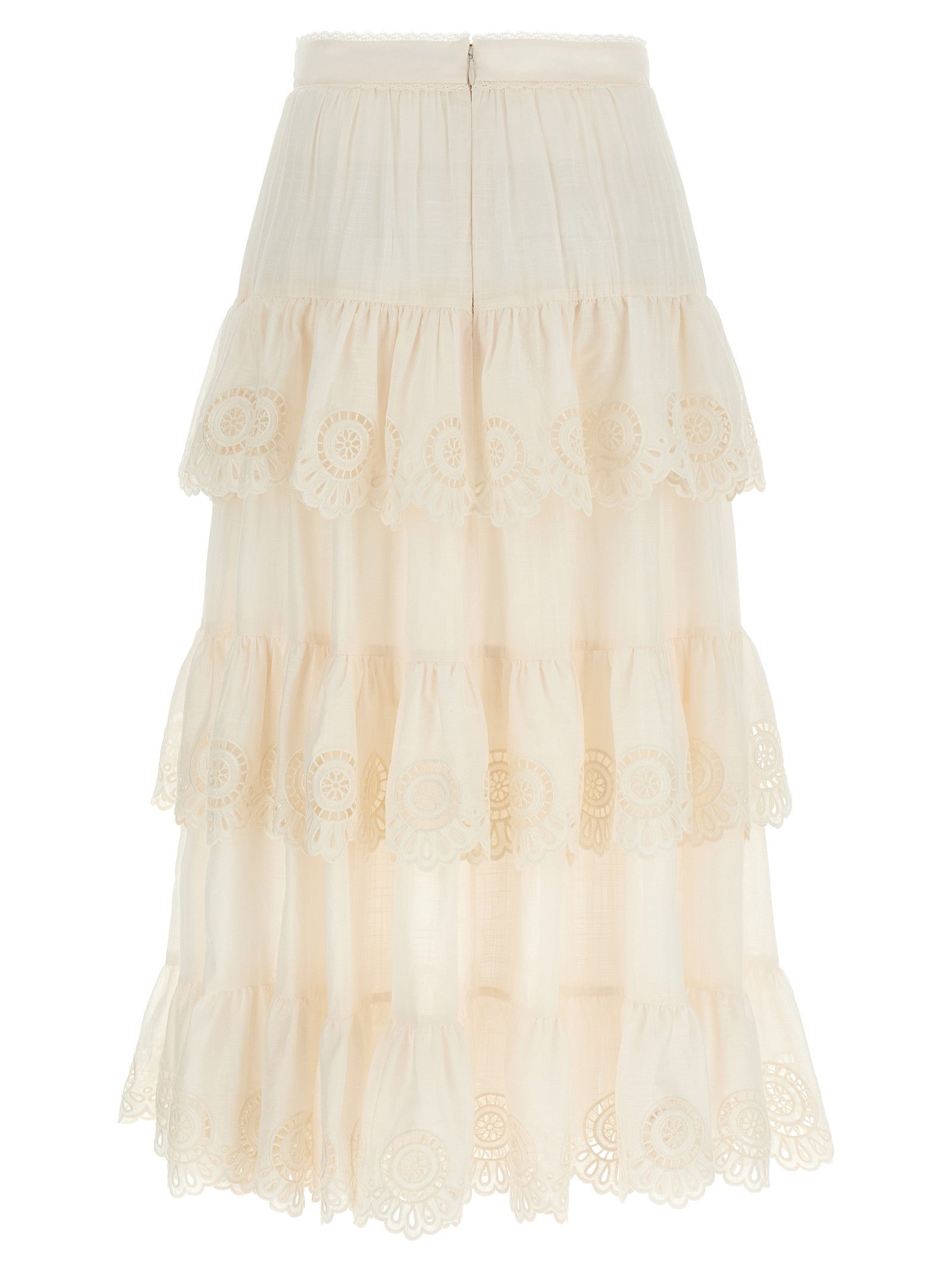 Zimmermann Lucky Skirt White