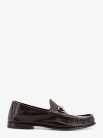 Gucci Men's Lugano Leather Loafers Brown