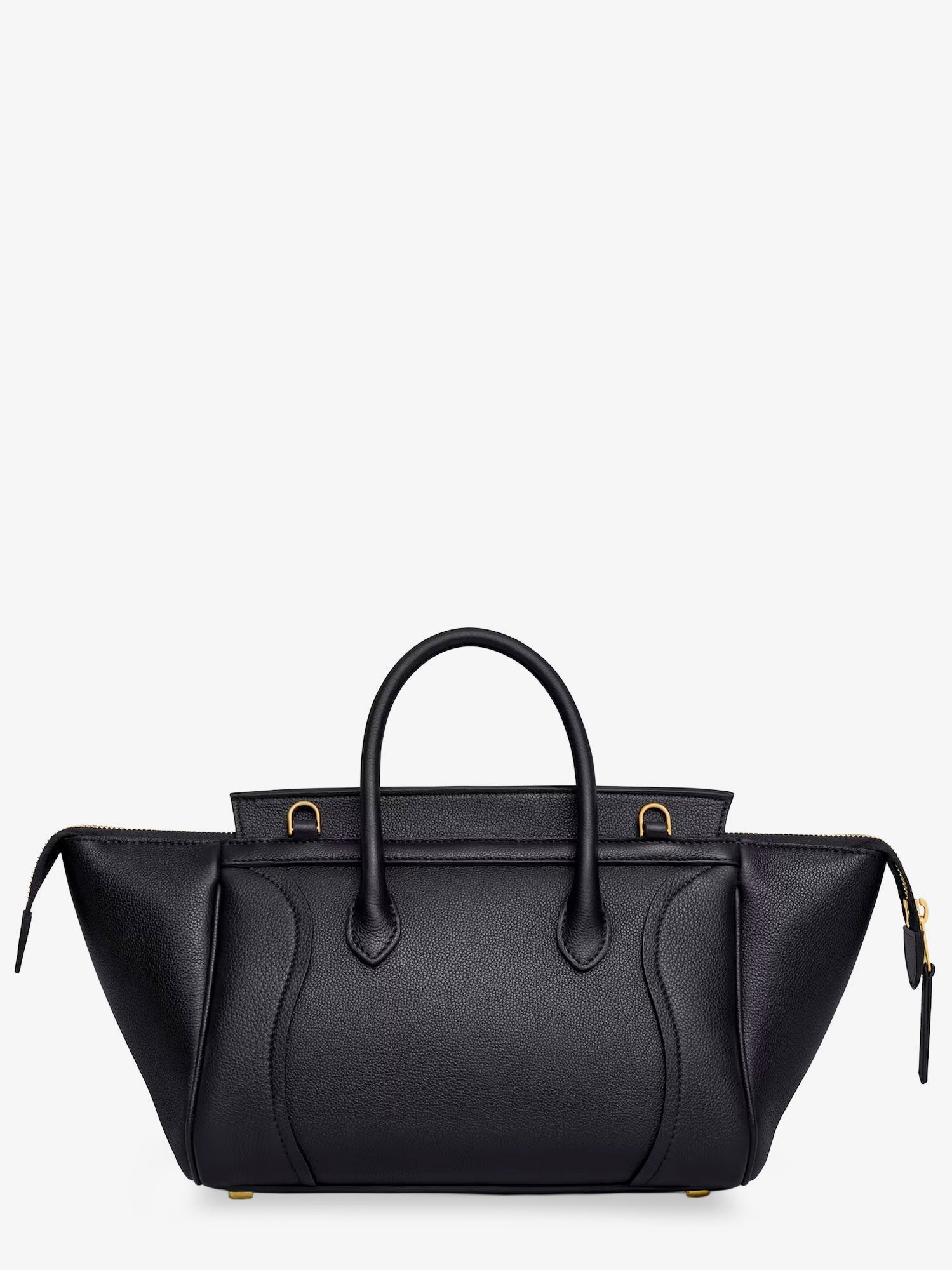 Celine Women's Luggage Leather Crossbody Bag Black