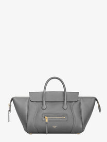 Celine Women's Luggage Small Leather Crossbody Bag LIGHTGRAPHITE
