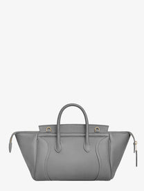 Celine Women's Luggage Small Leather Crossbody Bag LIGHTGRAPHITE