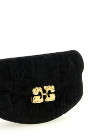 Ganni Lulu Wallet on Chain Black