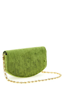 Ganni Lulu Wallet on Chain Green