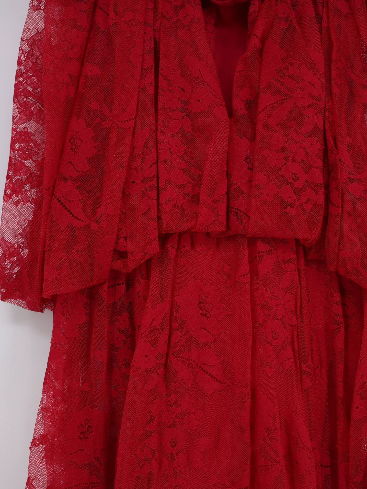 Zimmermann Women's Luna Lace Dress Fucsia