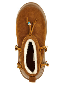 Moon Boot Luna Low Suede Beads Ankle Boots Brown