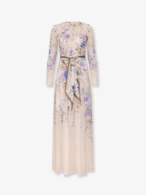 Zimmermann Women's Luna Viscose Dress Blue