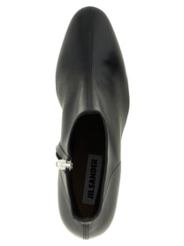 Jil Sander Lune Ankle Boots Black