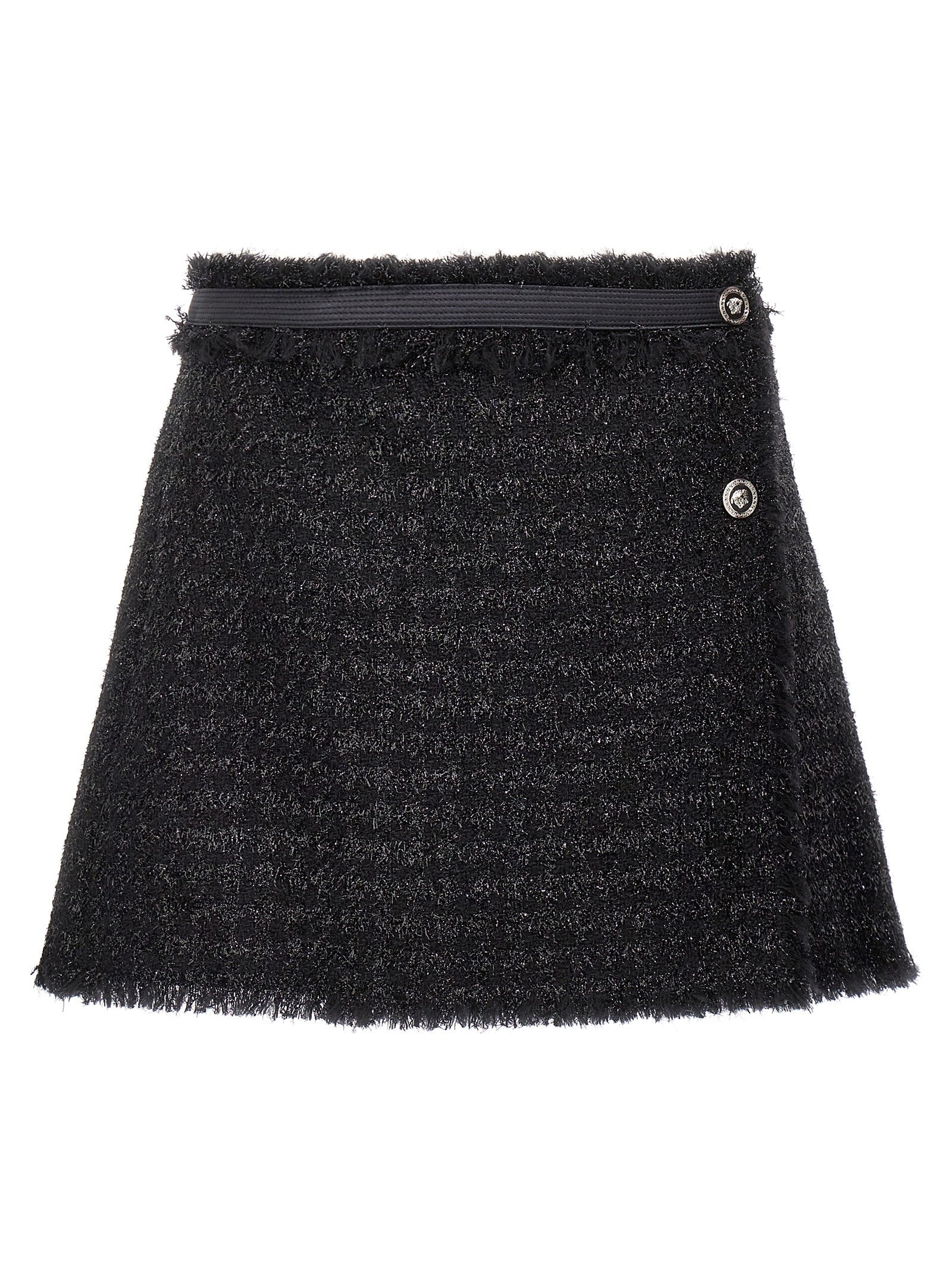 Versace Lurex Skirt Black