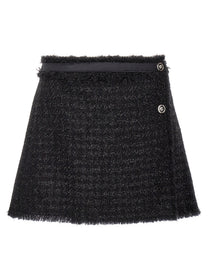 Versace Lurex Skirt Black