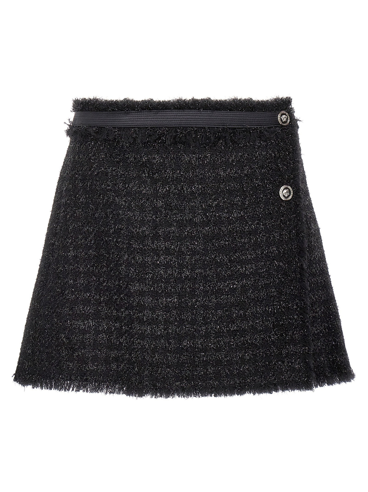 Versace Lurex Skirt Black