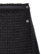 Versace Lurex Skirt Black, view 3