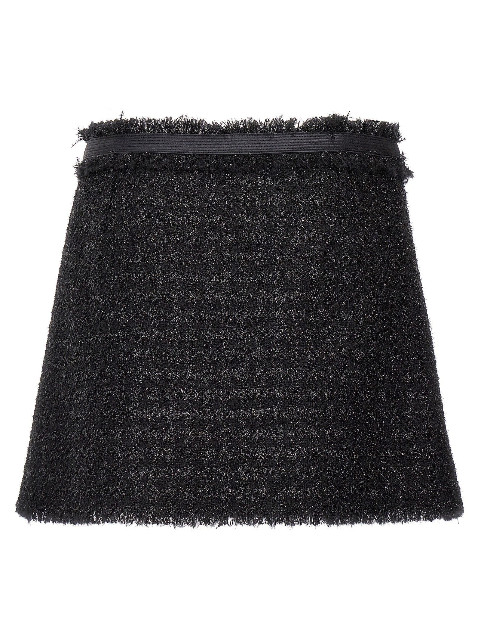 Versace Lurex Skirt Black