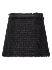 Versace Lurex Skirt Black