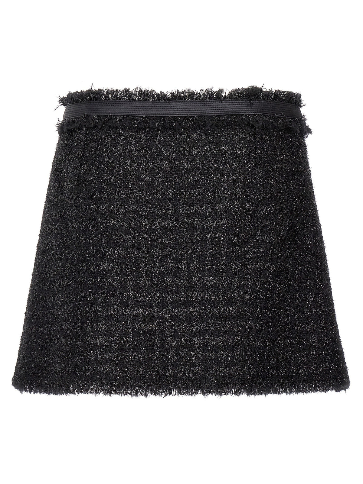 Versace Lurex Skirt Black, view 2