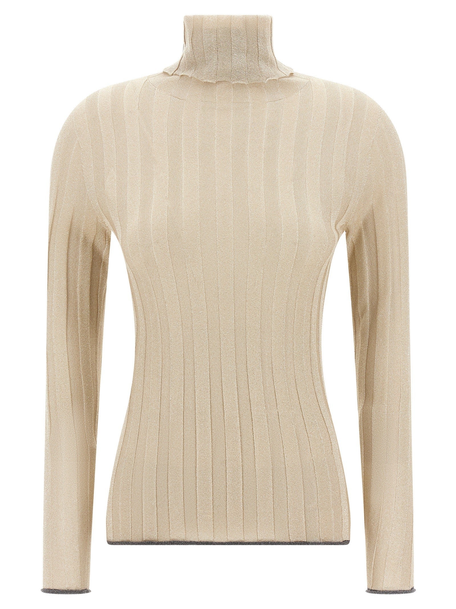 Fabiana Filippi Lurex Sweater Gold