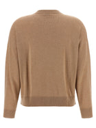 Peserico Lurex Sweater Beige