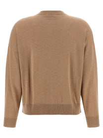Peserico Lurex Sweater Beige