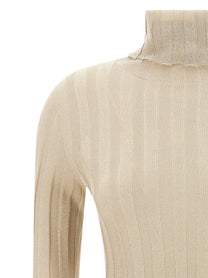 Fabiana Filippi Lurex Sweater Gold