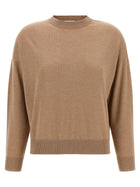 Peserico Lurex Sweater Beige