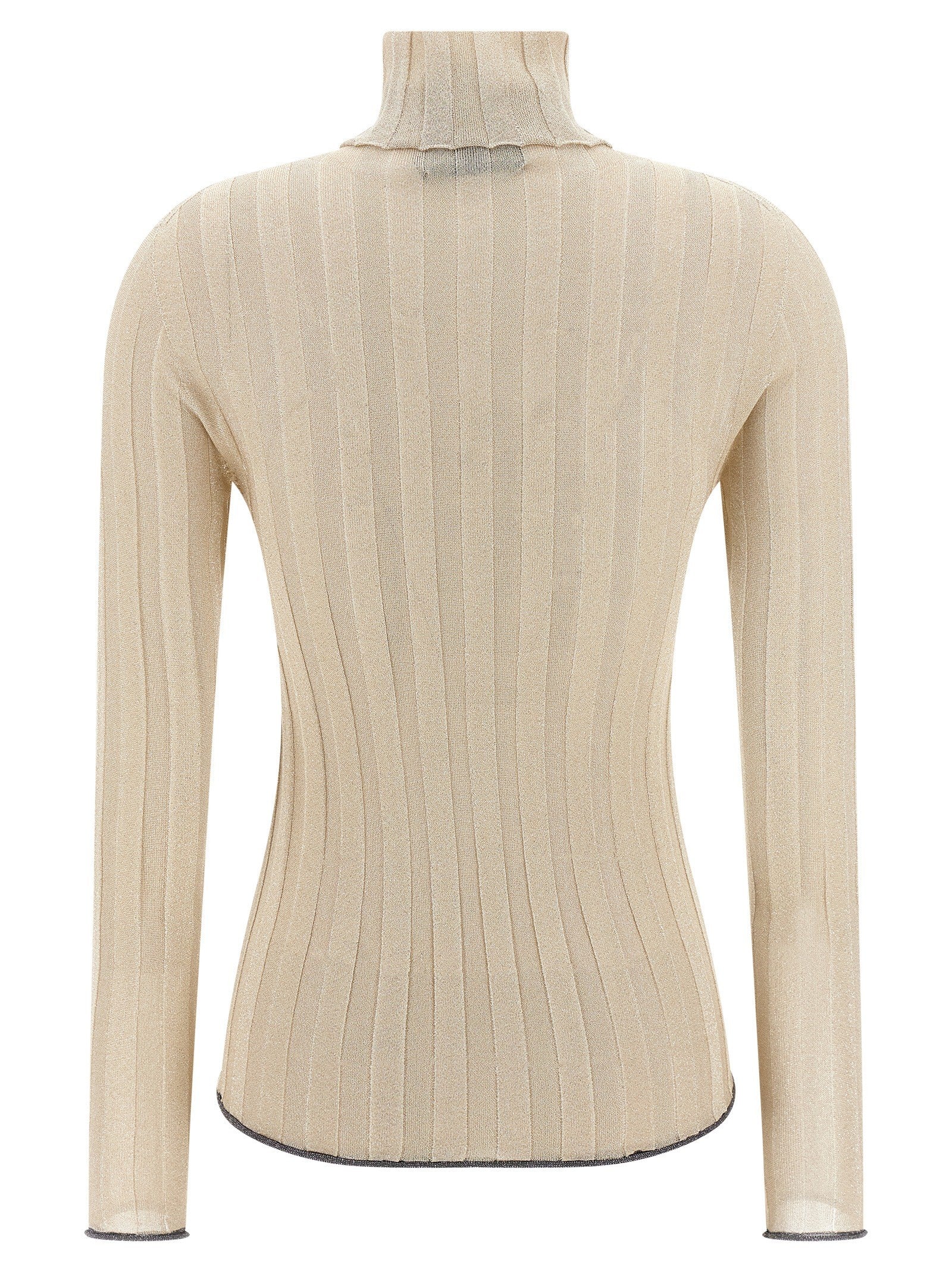 Fabiana Filippi Lurex Sweater Gold