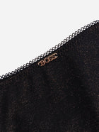 BOSS Women's Lurex Thong Tripack Black