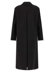 Tom Ford Luxury Melton DB Officer Coat Black
