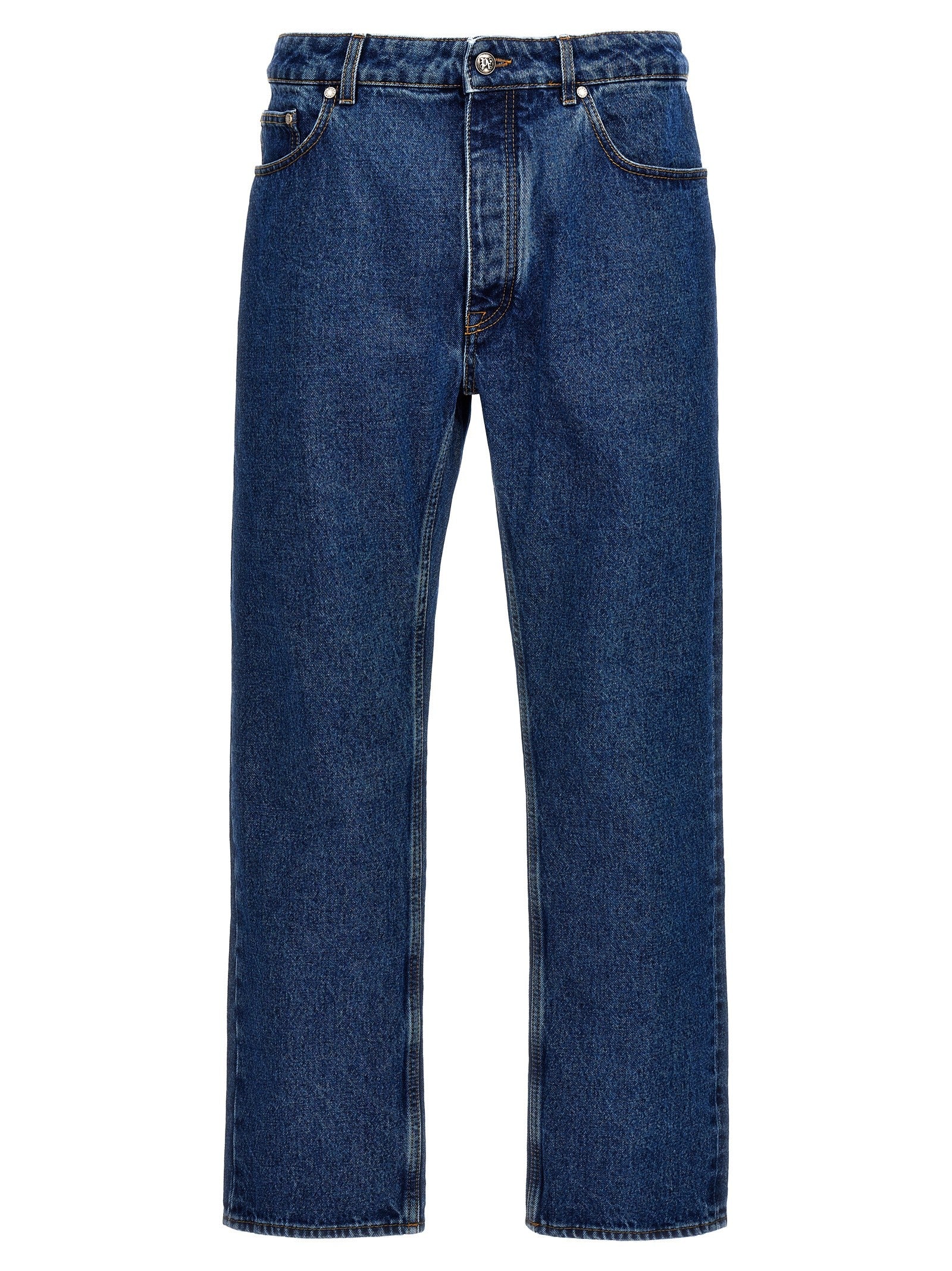 Palm Angels LW Monogram Jeans Blue