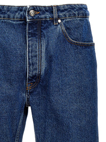 Palm Angels LW Monogram Jeans Blue