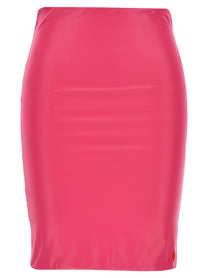 The Attico Lycra Mini Skirt Pink