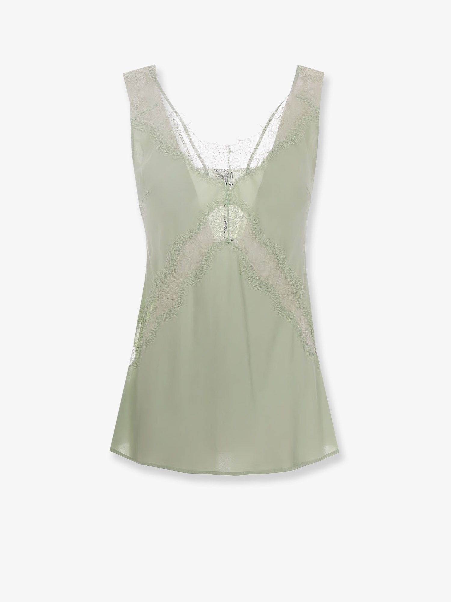 Pinko Women's Lydia Satin Top Green