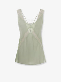 Pinko Women's Lydia Satin Top Green