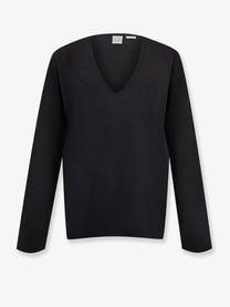 Toteme Women's Lyocell and Cashmere Blend Sweater Grey