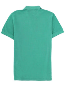 Tom Ford Men's Lyocell and Cotton Polo Shirt Green